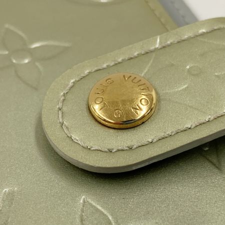  LOUIS VUITTON ルイヴィトン モノグラム ヴェルニ アジェンダ PM 手帳カバー R21010   グリーン