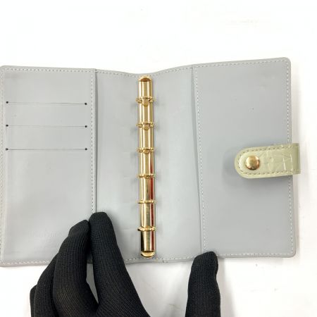  LOUIS VUITTON ルイヴィトン モノグラム ヴェルニ アジェンダ PM 手帳カバー R21010   グリーン