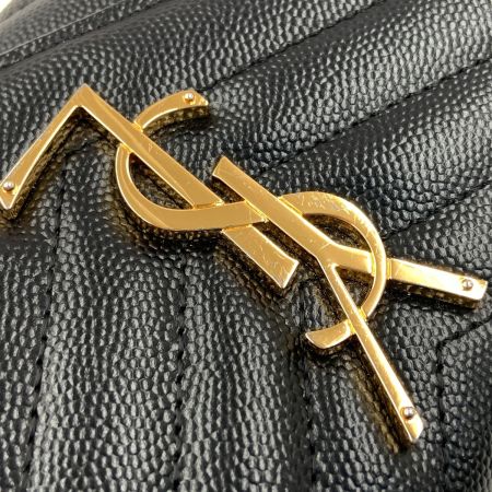  SAINT LAURENT PARIS サンローランパリ モノグラム サンローラン ラージ フラップウォレット 二つ折り長財布 372264 ブラック