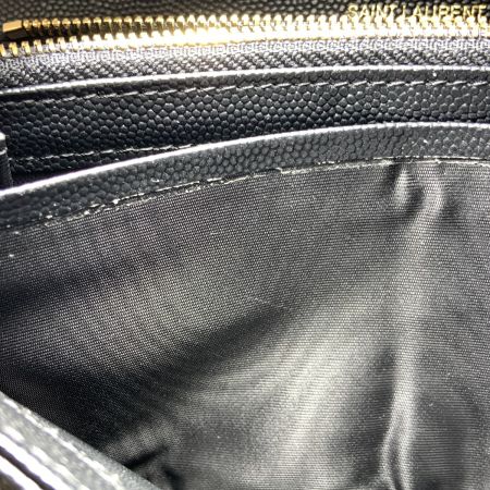  SAINT LAURENT PARIS サンローランパリ モノグラム サンローラン ラージ フラップウォレット 二つ折り長財布 372264 ブラック