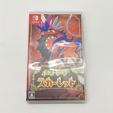  Nintendo ニンテンドウ ポケットモンスター スカーレット Swith ゲームソフト 現状渡し