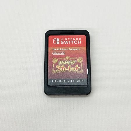  Nintendo ニンテンドウ ポケットモンスター スカーレット Swith ゲームソフト 現状渡し