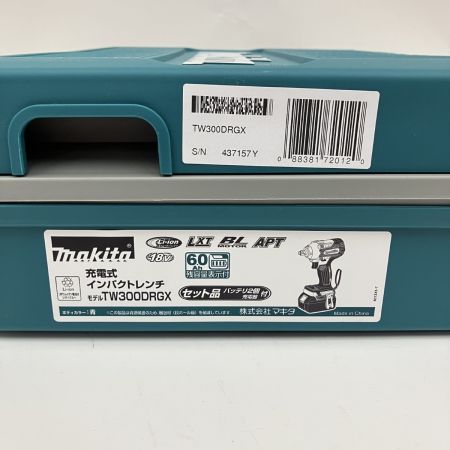  MAKITA マキタ インパクトレンチ コードレス式 18v 6.0Ah  TW300DRGX 未使用品