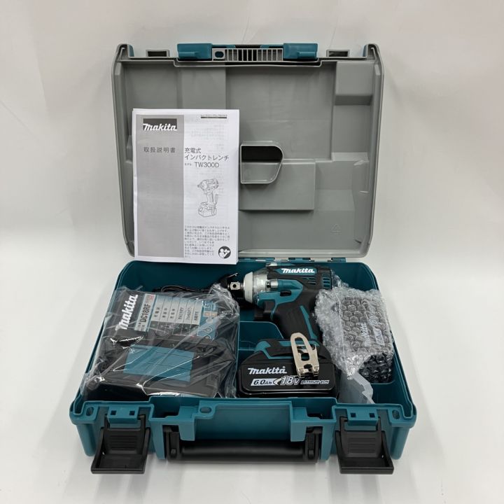 MAKITA マキタ インパクトレンチ コードレス式 18v 6.0Ah TW300DRGX 未 MAKITA マキタ インパクトレンチ コードレス式 18v 6.0Ah TW300DRGX 未