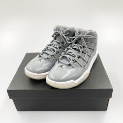 〇〇 NIKE ナイキ メンズ バッシュ JORDAN MAX AURA サイズ26cm AQ9084 010 グレー Cランク