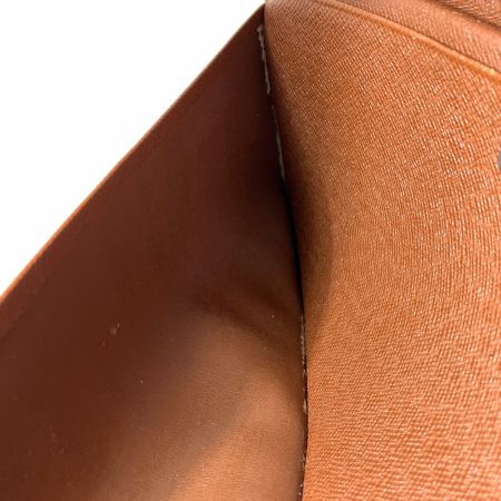  LOUIS VUITTON ルイヴィトン モノグラム ポルト シェキエ カルト クレディ 長札入れ  M62225 ブラウン 現状渡し