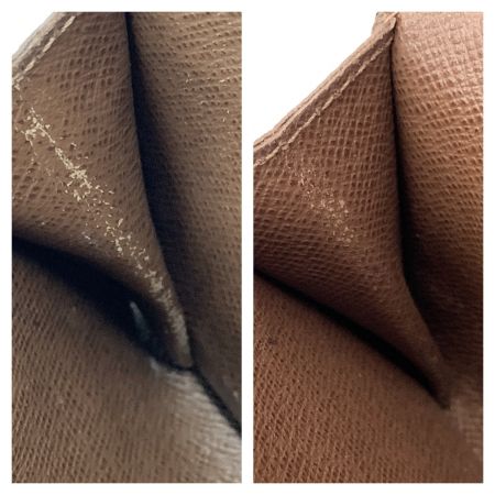  LOUIS VUITTON ルイヴィトン モノグラム ポルト モネ ビエ トレゾール 二つ折り財布  M61730 ブラウン