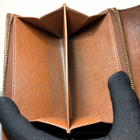  LOUIS VUITTON ルイヴィトン モノグラム ポルト モネ ビエ トレゾール 二つ折り財布  M61730 ブラウン