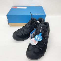 〇〇 Columbia コロンビア メンズ トレッキングシューズ セイバー ファイブ ロー アウトドライ ワイド サイズ26.5cm YI4204-011 ブラック Sランク