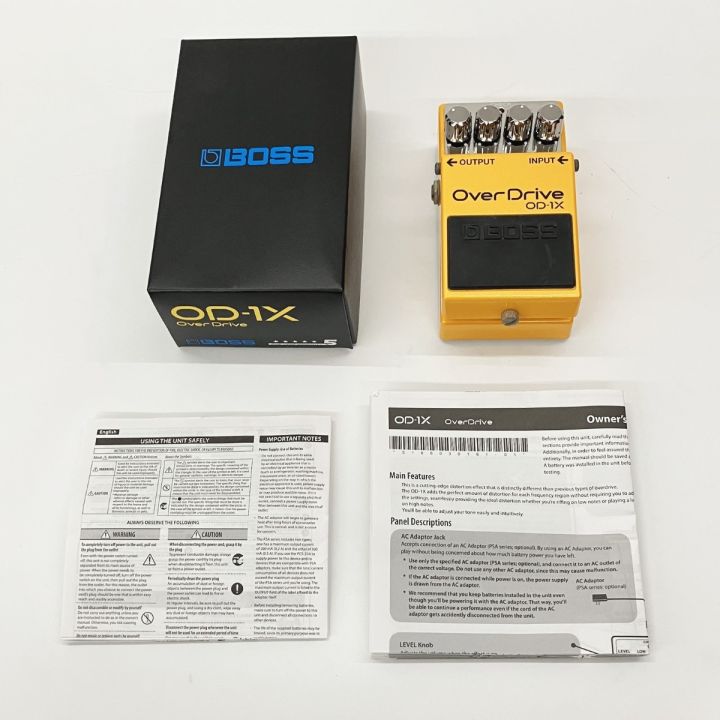 BOSS ボス Over Drive オーバードライブ OD-1X ギターエフェクター