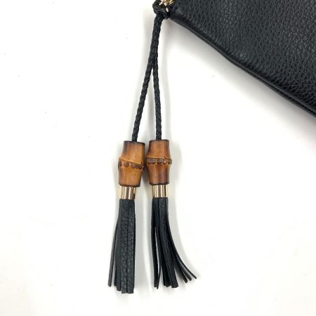  GUCCI グッチ バンブー タッセル クラッチバッグ セカンドバッグ  449653 ブラック