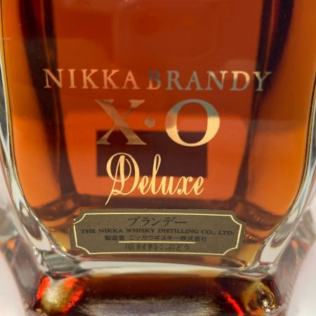 【北海道内限定発送】 NIKKA WHISKY ニッカウイスキー BRANDY XO Deluxe  ブランデー 660ml 40% 未開栓