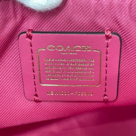 COACH コーチ コスメポーチ フローラル 花柄 プリント F65349 アイボリー