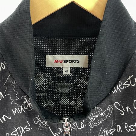  M・U SPORTS ゴルフウエア レディース ブルゾン サイズ40 701D2606 ブラック