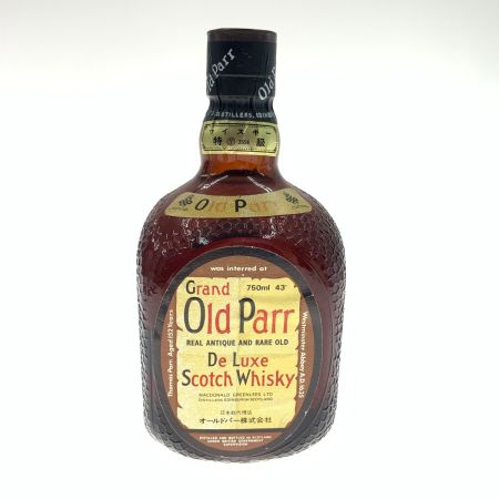  Grand Old Parr グランド オールドパー デラックス　ウイスキー 特級 750ml 43％ スコッチ ウィスキー 未開栓