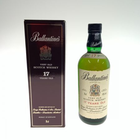  Ballantine's バランタイン  ベリーオールド 17年 750ml 43％ スコッチ ウイスキー 未開栓