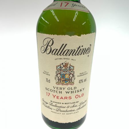  Ballantine's バランタイン  ベリーオールド 17年 750ml 43％ スコッチ ウイスキー 未開栓