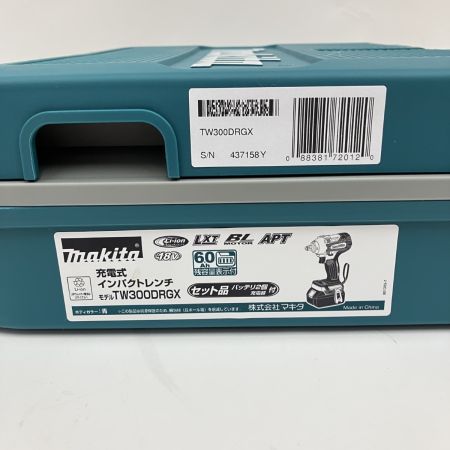  MAKITA マキタ インパクトレンチ コードレス式 18v 6.0Ah  TW300DRGX 未使用品
