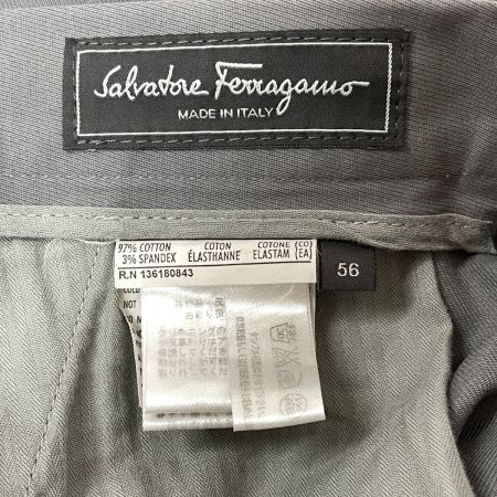  Salvatore Ferragamo サルヴァトーレフェラガモ メンズ スラックス サイズ56 グレー
