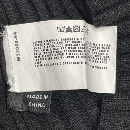  EMPORIO ARMANI エンポリオアルマーニ メンズ 半袖ニット ポロニットシャツ サイズ58 ブラック