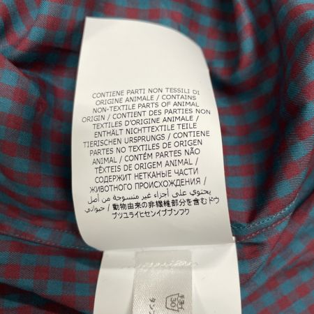  Salvatore Ferragamo サルヴァトーレフェラガモ メンズ シャツ チェック サイズXL ネイビー