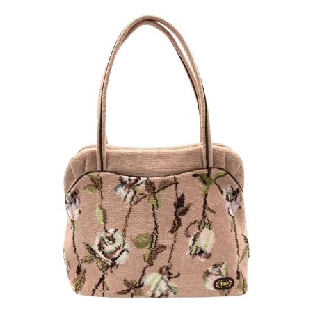  FEILER フェイラー 花柄  シュニール織 トートバッグ ピンク