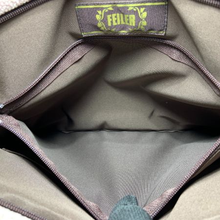  FEILER フェイラー 花柄  シュニール織 トートバッグ ピンク