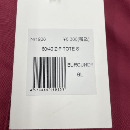  SIERRA DESIGNS シエラデザイン 60/40 ZIP TOTE S 6L 1928 バーガンディー