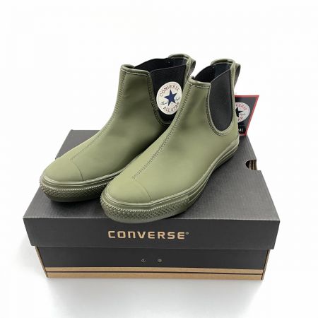  CONVERSE コンバース レディース レインブーツ ALL STAR LIGHT WR SL SIDEGORE HI サイズ23.5cm 31303671 オリーブ