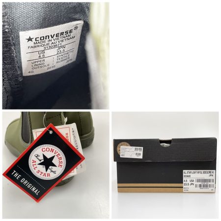  CONVERSE コンバース レディース レインブーツ ALL STAR LIGHT WR SL SIDEGORE HI サイズ23.5cm 31303671 オリーブ