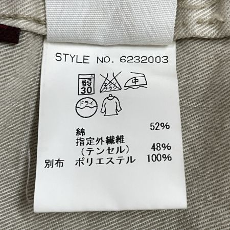  AVIREX アビレックス レディース  ノーカラー ミリタリージャケット サイズM ベージュ