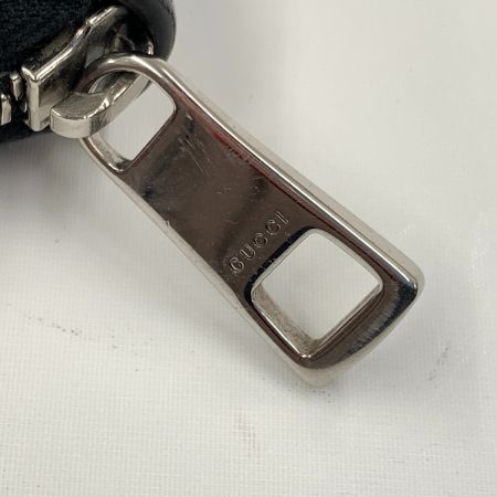  GUCCI グッチ シグネチャー レザー ジップアラウンドウォレット ラウンドファスナー 長財布 473928 525040 ブラック