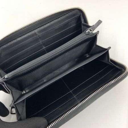  GUCCI グッチ シグネチャー レザー ジップアラウンドウォレット ラウンドファスナー 長財布 473928 525040 ブラック
