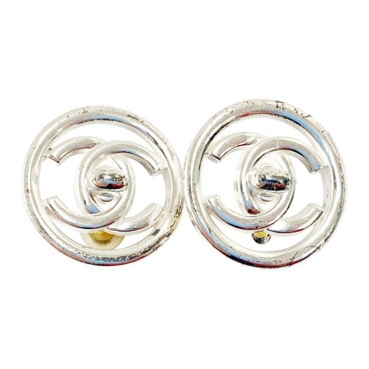CHANEL シャネル イヤリング ターンロック ココマーク ラウンド CHANEL シャネル イヤリング ターンロック ココマーク ラウンド