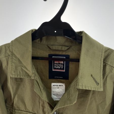  FREAK'S STORE フリークスストア メンズ ビックシルエット ミリタリーシャツ サイズ2 Rnfs001 オリーブ