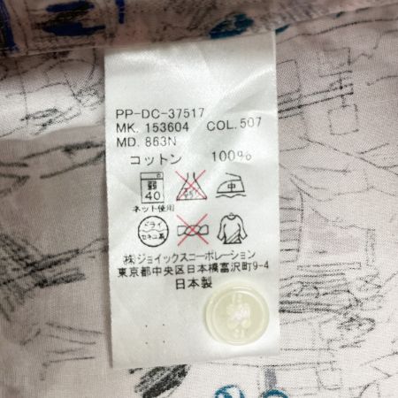  Paul Smith ポールスミス メンズ 半袖シャツ グローバル スケッチブック サイズL Mk 153604 ピンク