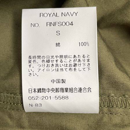  FREAK'S STORE フリークスストア メンズ ビッグ スリーブ ミリタリー シャツ サイズ1 RNFS004 オリーブ