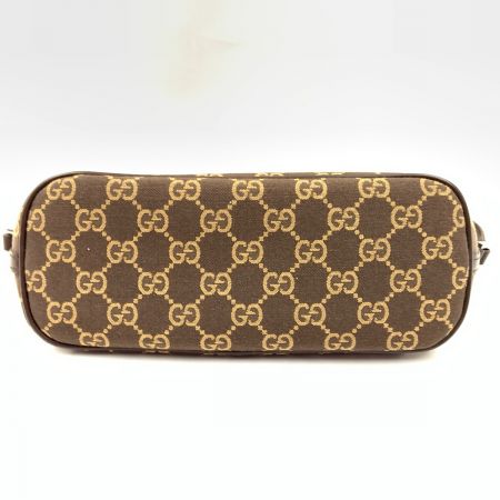  GUCCI グッチ GGキャンバス アクセサリーポーチ ハンドバッグ 039・1103 ブラウン