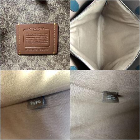  COACH コーチ ウィロウ トート ウィズ シグネチャー キャンバス インテリア トートバッグ C0690 ブルー