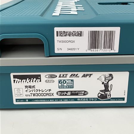  MAKITA マキタ 充電式インパクトレンチ 18v 6.0Ah TW300DRGX グリーン 未使用品