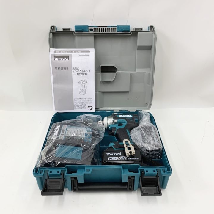 MAKITA マキタ 充電式インパクトレンチ 18v 6.0Ah TW300DRGX MAKITA マキタ 充電式インパクトレンチ 18v 6.0Ah TW300DRGX
