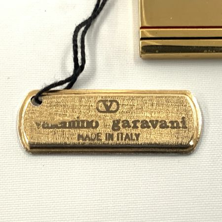  VALENTINO  プレート キーホルダー ゴールド