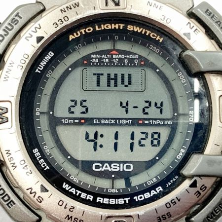  CASIO カシオ PRO TREK プロトレック クォーツ 腕時計 PRT-400 ブラック