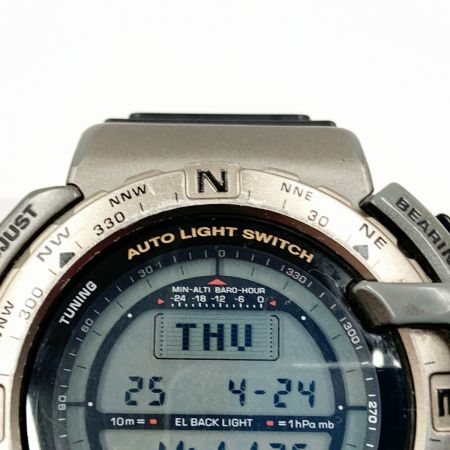  CASIO カシオ PRO TREK プロトレック クォーツ 腕時計 PRT-400 ブラック