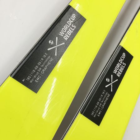  HEAD ヘッド メンズ WORLDCUP REBELS e-SPEED PRO 2022モデル 180cm イエロー スキー板