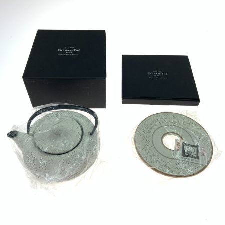  ENCHAN-THE JAPON アンシャンテ ジャポン 南部鉄器 カラーポット カラーポット敷き アラレ白 ホワイト