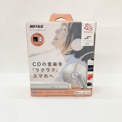 〇〇 BUFFALO バッファロー ラクレコ スマートフォン用CDレコーダー RR-C1-WH Bランク
