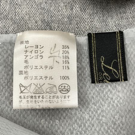  Leilian レリアン レディース セーター スパンコール サイズ11 ライトグレー
