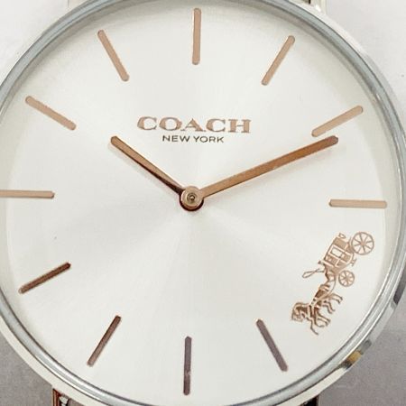 COACH コーチ ラウンドフェイス レディース クォーツ 腕時計 CA.120.7.14.1596
