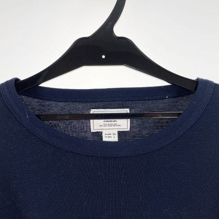  THE CRIMIE メンズ カットソー サイズXL CR01-02L1-CH02 ネイビー×ホワイト